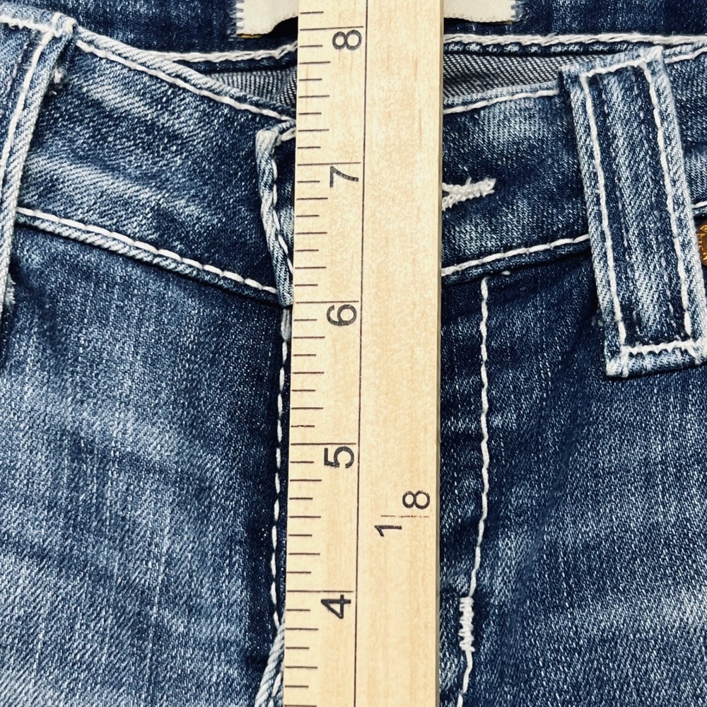 Big Star Remy Boot Women's Jeans 27L Thick Stitch Flap Pocket Western Bootcut - Picture 7 of 13